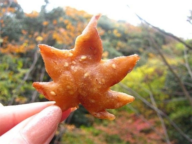 Чудная японская кулинария из опавших листьев