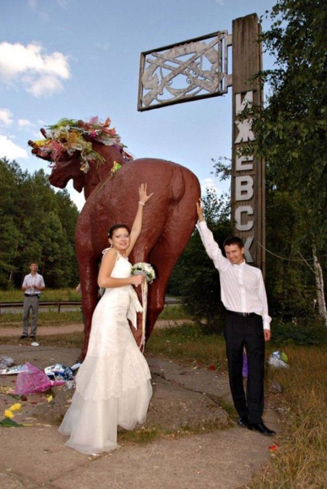 ТОП9 снимков с российских свадеб которые шокируют безвкусицей