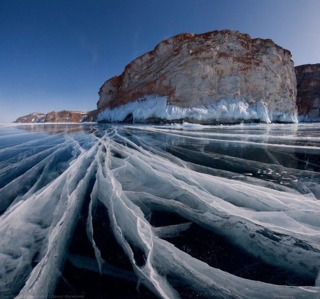 3 Удивительная красота замерзшего Байкала интересное фотография