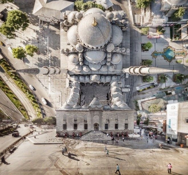 4 Турецкий фотограф сделал снимок Стамбула в стиле Начала интересное фотография