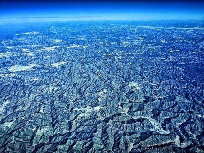 10 Пилот запечатлел потрясающий вид на горы Аппалачи в западной Вирджинии интересное фотография
