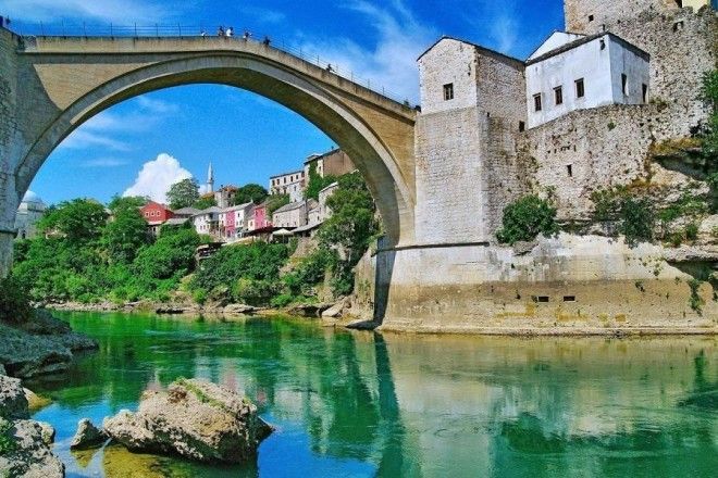 7 чудес света Старый мост в Боснии