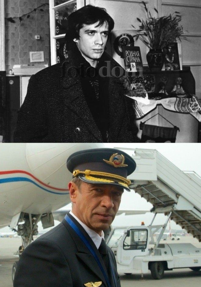 Российские актеры в начале своей карьеры и сейчас