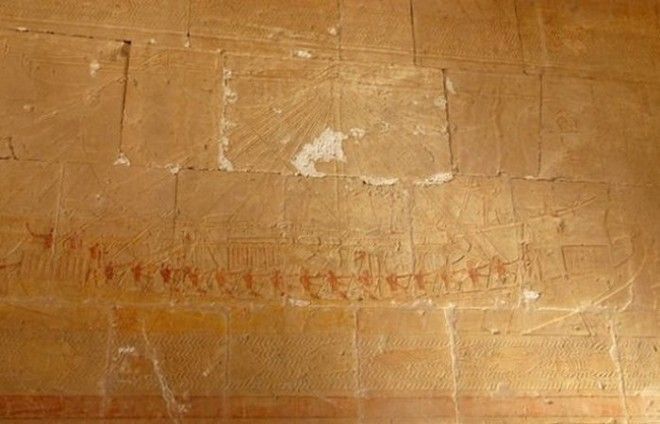 Фрагменты древних египетских кораблей 