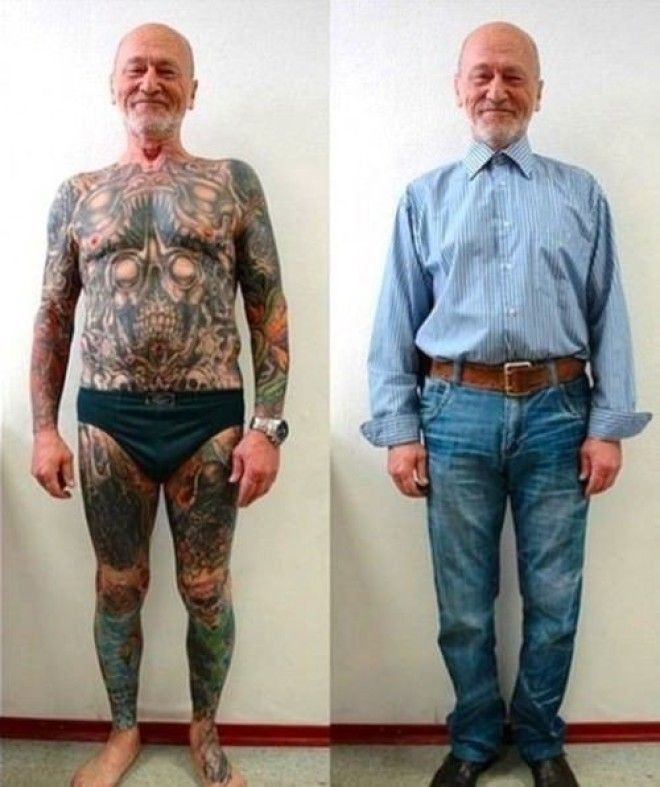 Хотите узнать как будут выглядеть ваши татуировки в старости