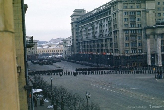 Похороны Сталина найдены уникальные цветные кадры