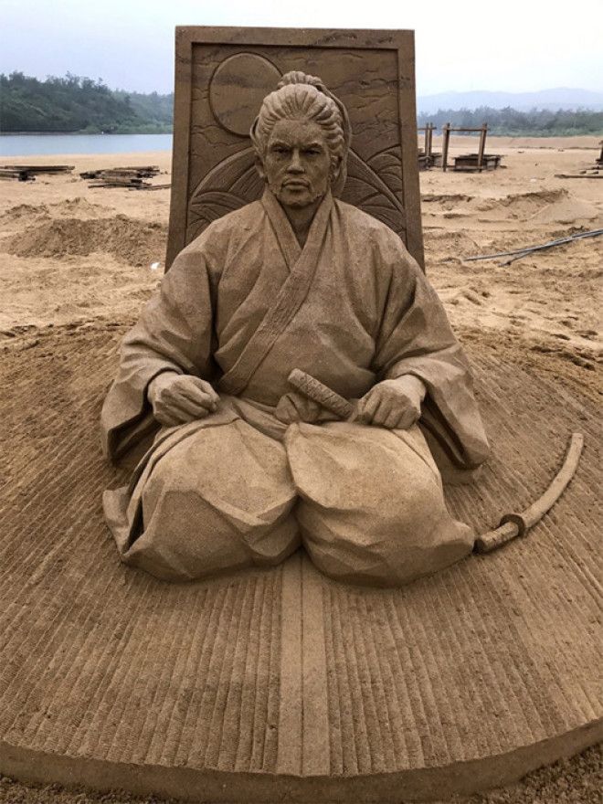 Шедевры из песка от японского мастера