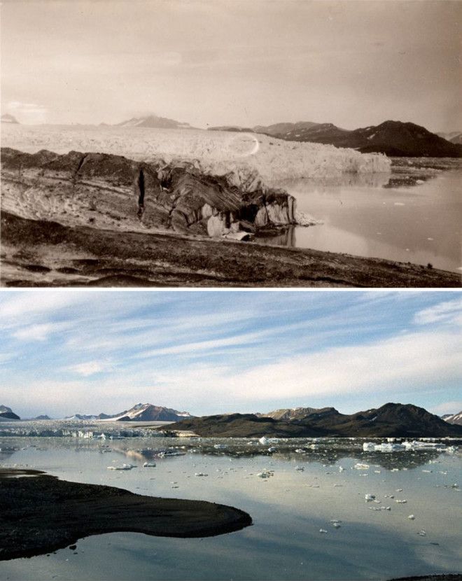 Изменения ледников за последние 100 лет