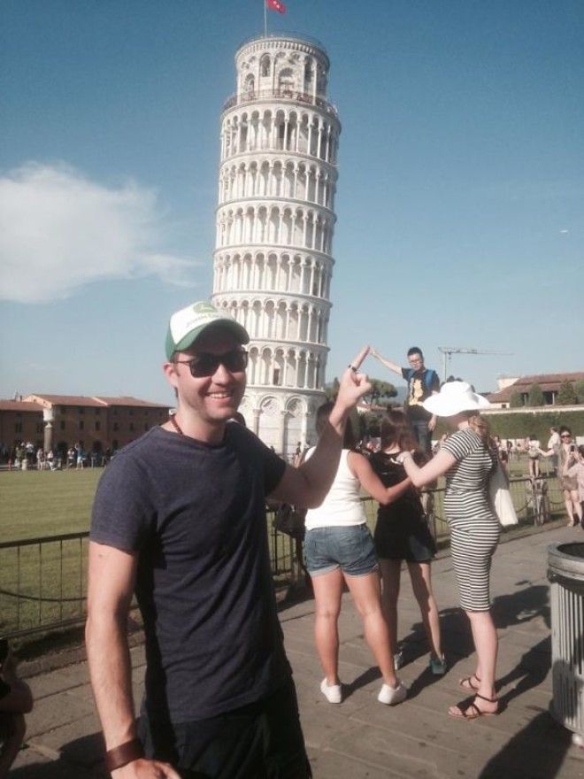 13 фото людей которые знают как правильно позировать с Пизанской башней