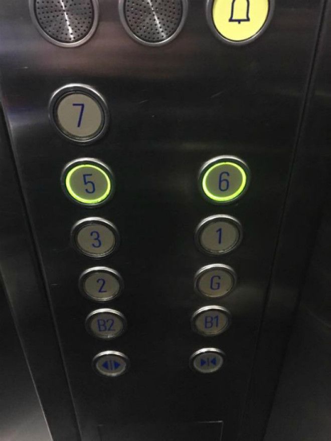 Кнопки этажей