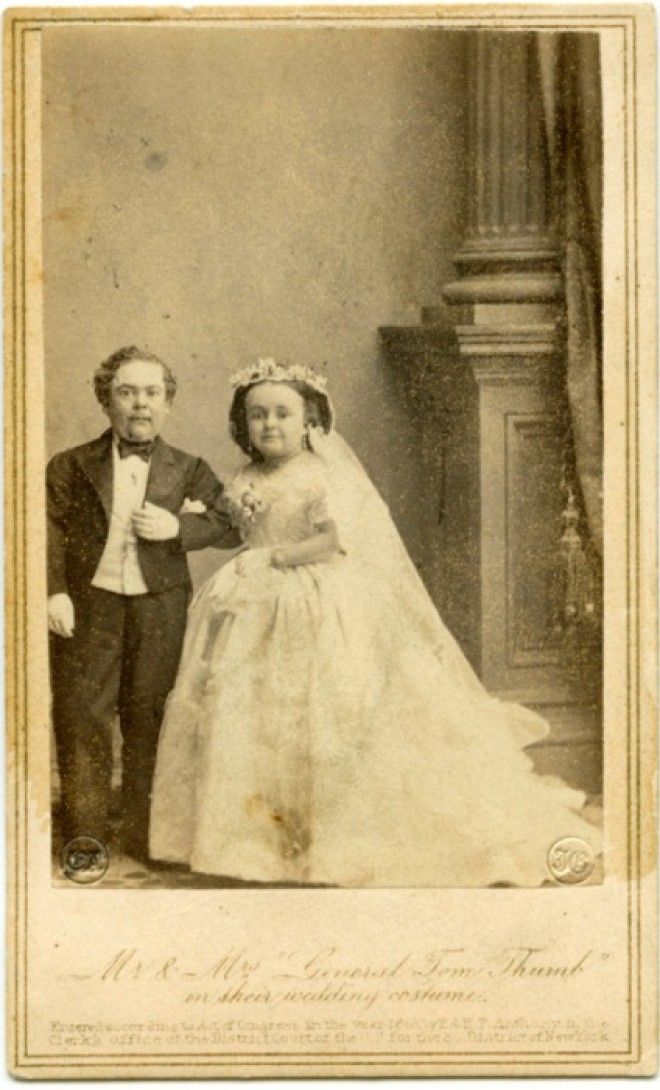  Роскошная свадьба лилипутов в годы гражданской войны в США