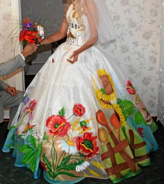 S6 самых чудовищных свадебных платьев невест которые немного перестарались