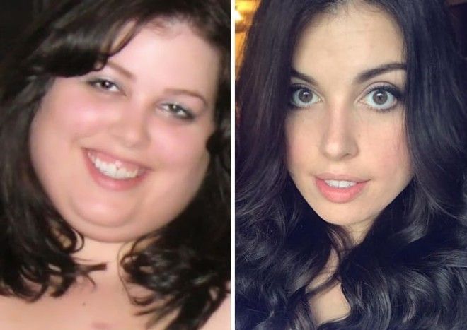 20 невероятных примеров того насколько меняются лица людей после похудения
