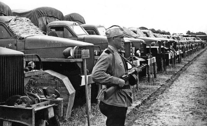 Многие авто пришли в рамках союзнической поддержки
