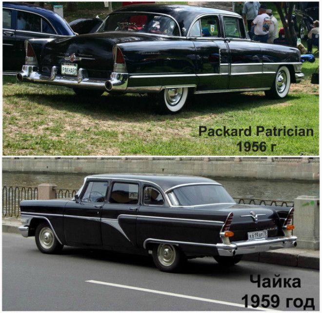 Packard Patrician 1956 года и Чайка 1959 года выпуска