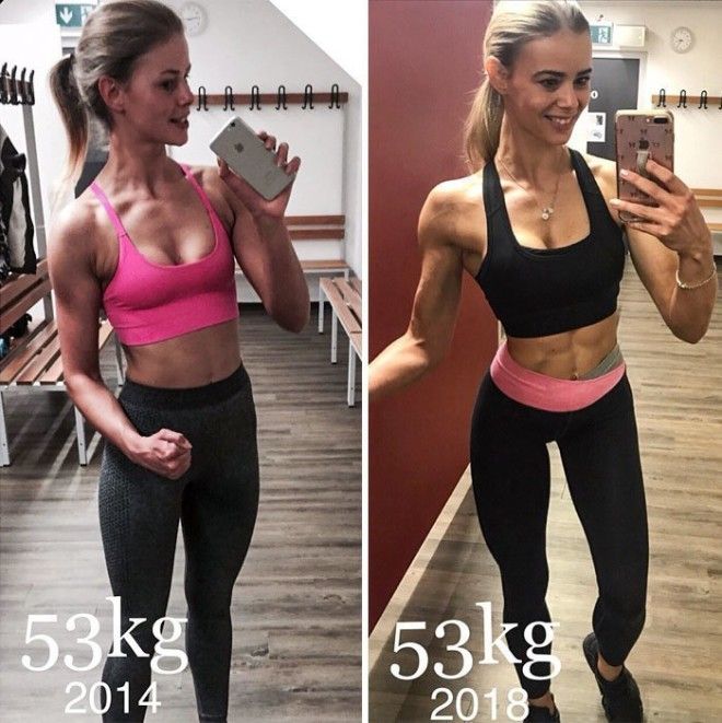 Одни и те же люди с тем же весом, но в разной в форме