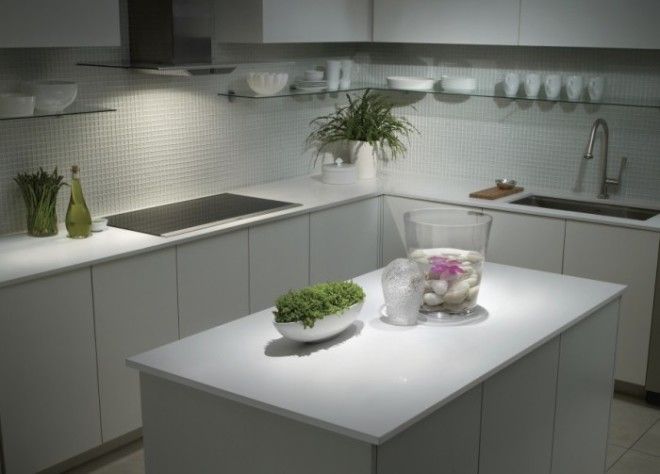 Кухня в стиле минимализм прекрасное решение для маленького помещения 