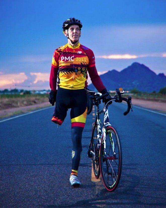 Тодд Ки - профессиональный велогонщик без руки и ноги