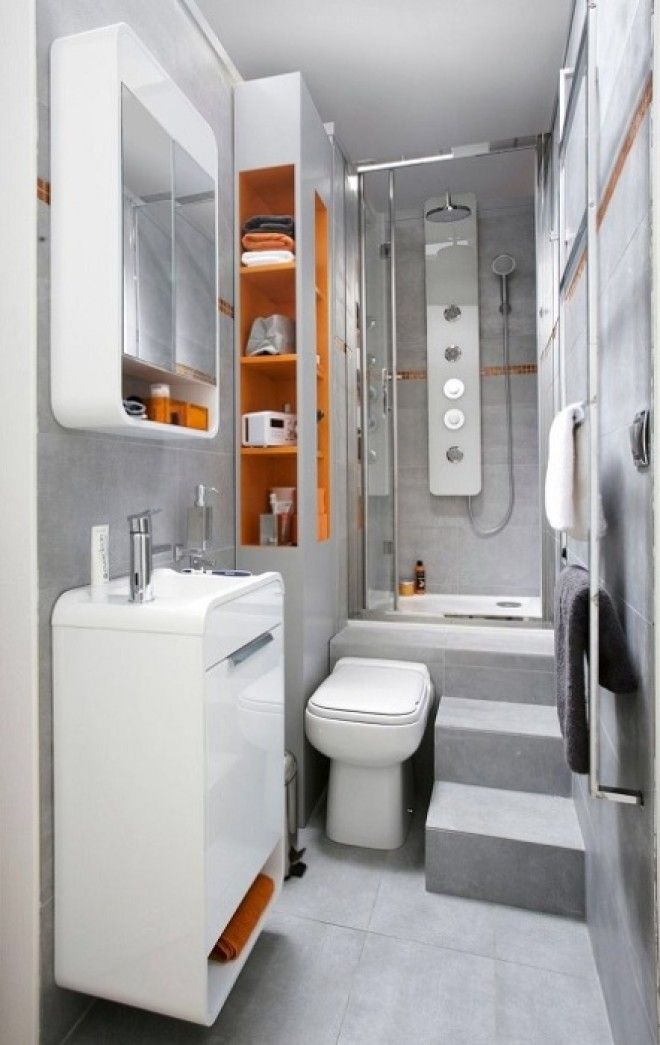 Классический серый оттенок в ванной комнате создаст изумительный фон для любых интерьерных экспериментов
