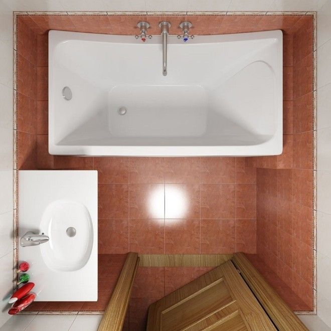 Для оформления небольшой ванной комнаты лучше всего использовать классические стилевые направления