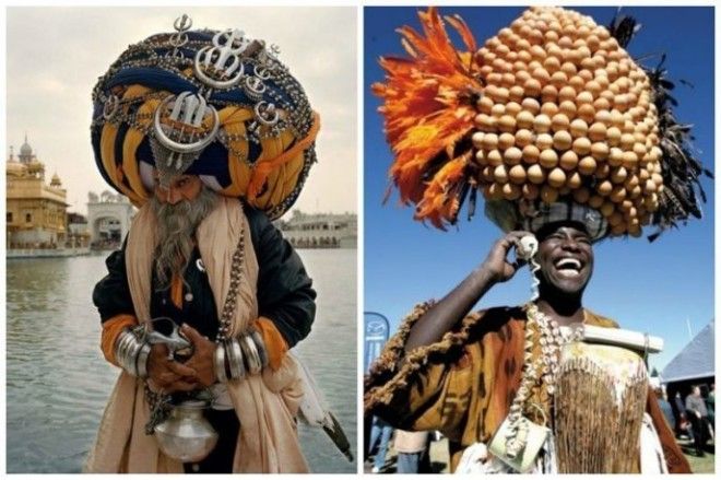 B20 снимков женщин южных племен и народов с огромными грузами на голове
