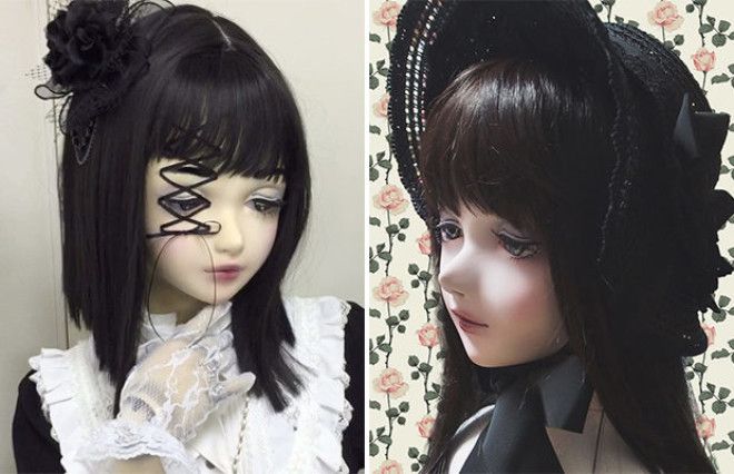 SДевушка из Японии превратила себя в живую куклу