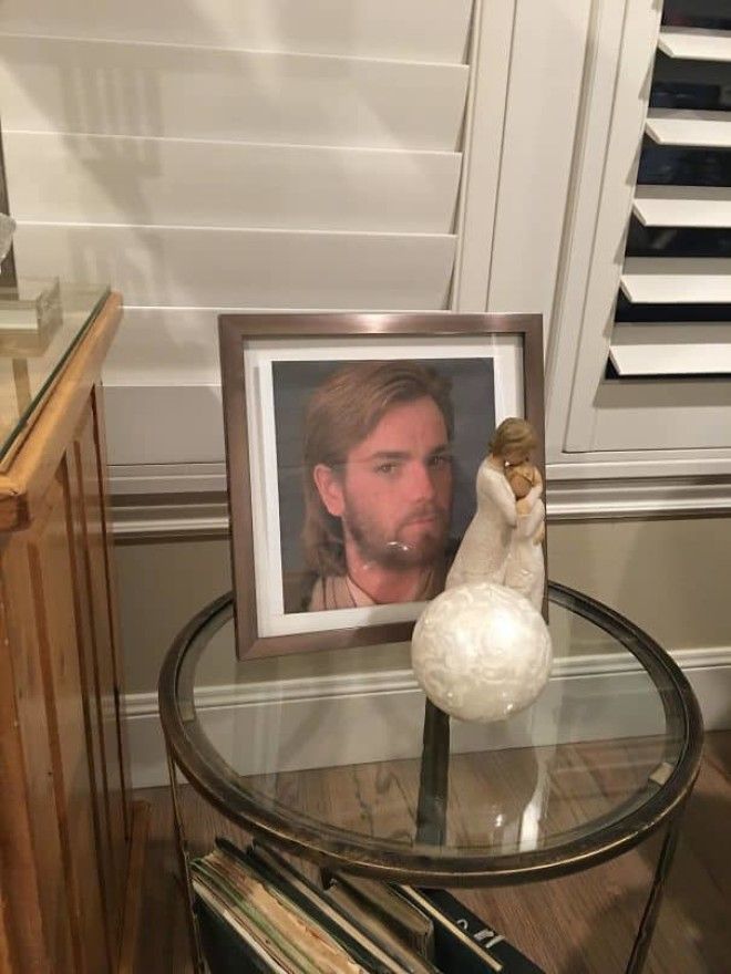 Shout Out To My Brother For Replacing A Picture Of Jesus At My Parent