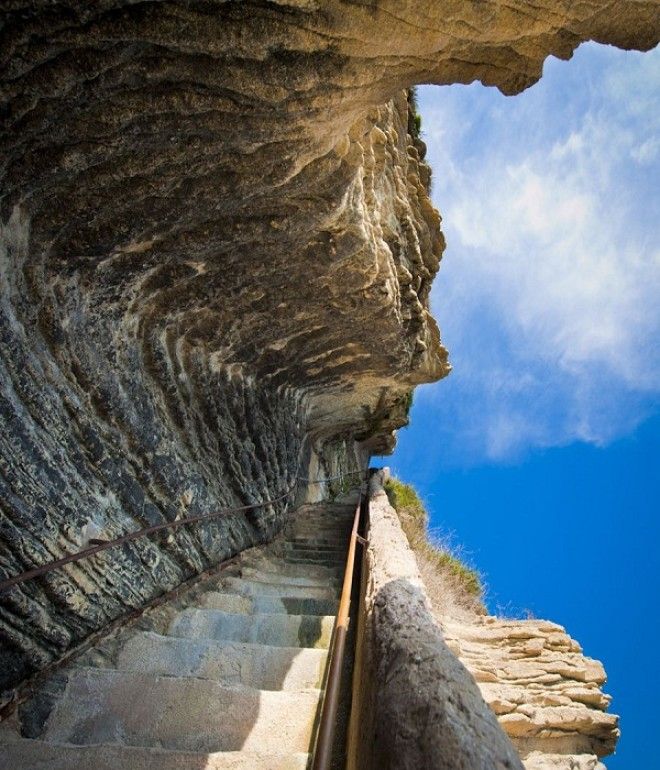 Лестница короля Арагона на острове Корсика Франция