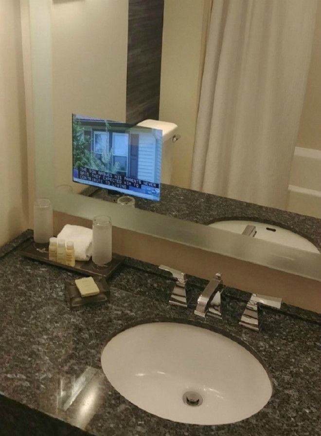 Экран в ванной комнате