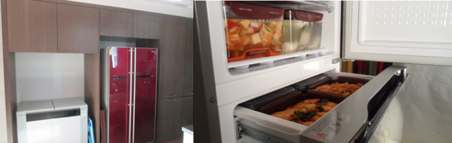 В Корее популярны вот такие холодильники