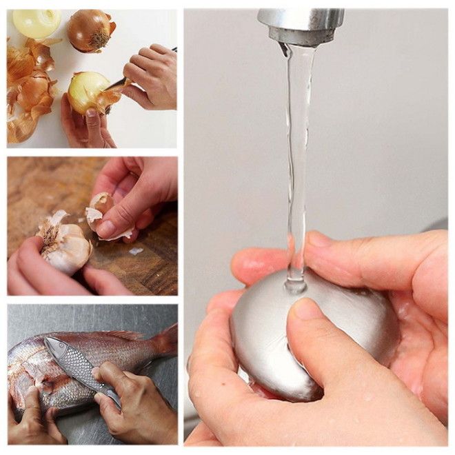 Металлическое мыло помогает избавиться от различных запахов на руках