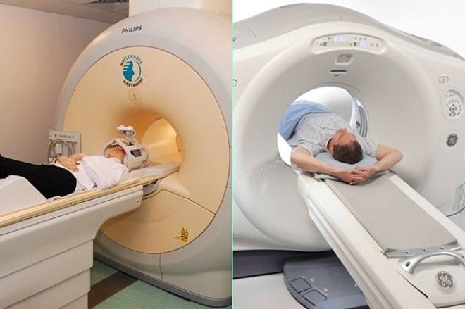Отличие компьютерной томографии (КТ) от магнитно-резонансной томографии (МРТ)