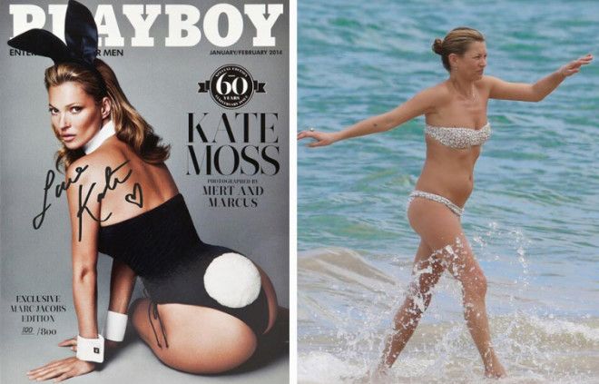 как знаменитости выглядят на обложках журналов и в реальной жизни