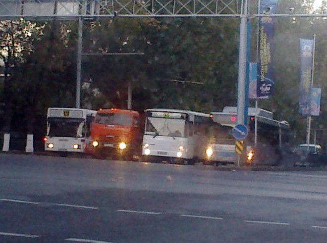 Гонки городских автобусов