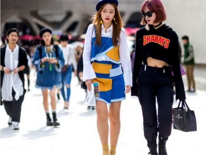 Модная молодежь в Южной Корее