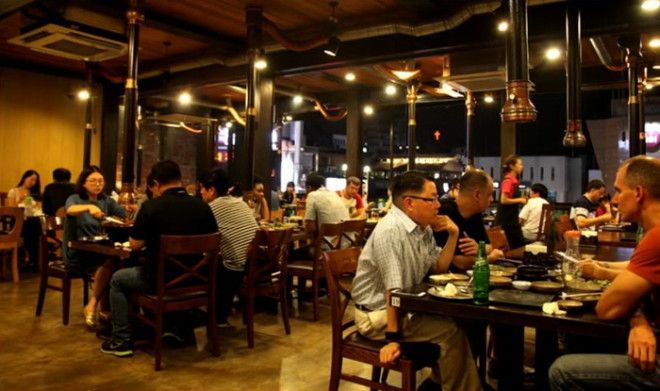 Рестораны в Южной Корее никогда не пустуют