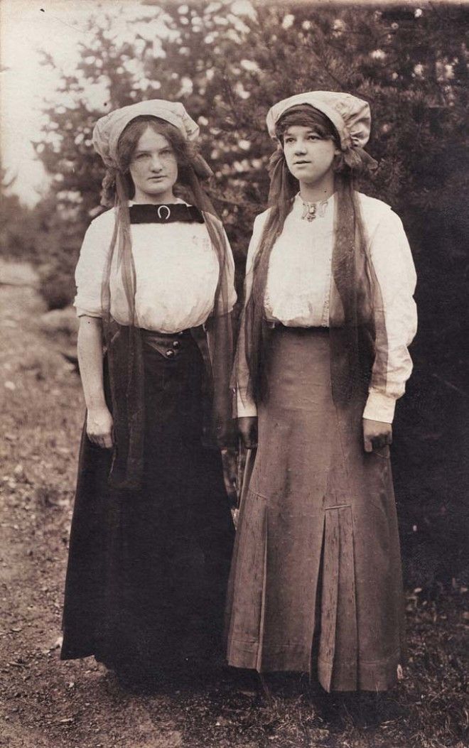 Мгновения прошлого как выглядели юные леди 100 лет назад
