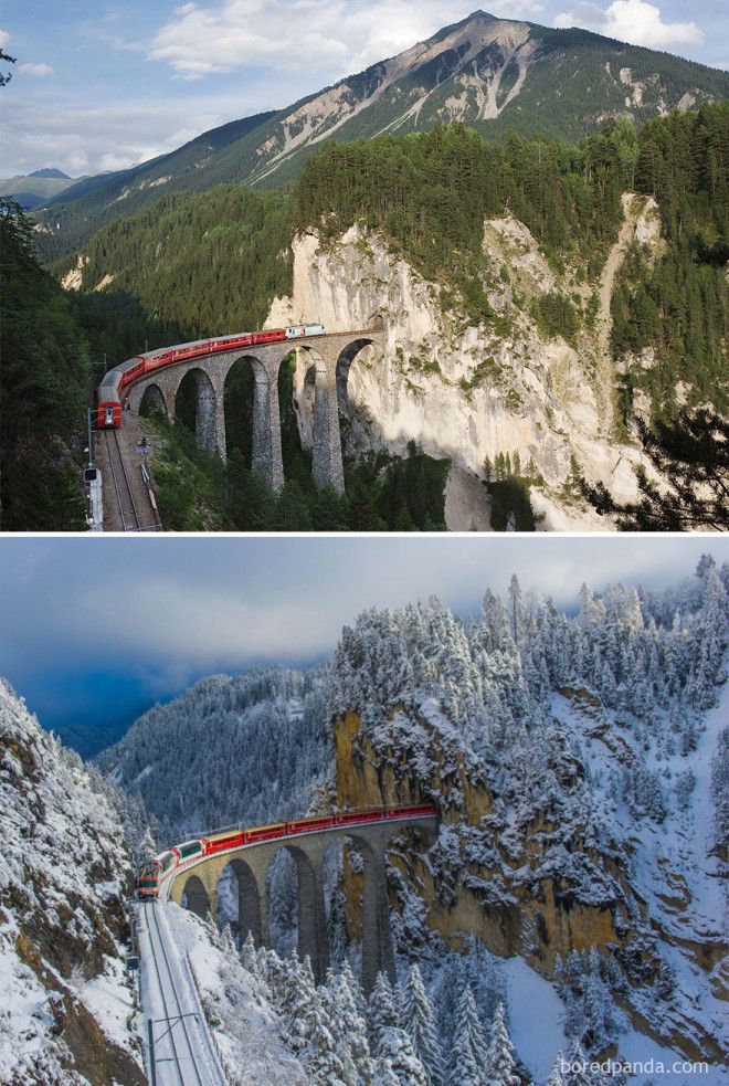 Landwasser Viaduct Switzerland