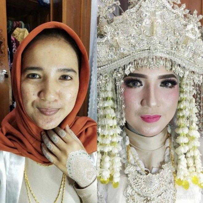 SЭто свадьба или маскарад Вот как красят невест в Азии
