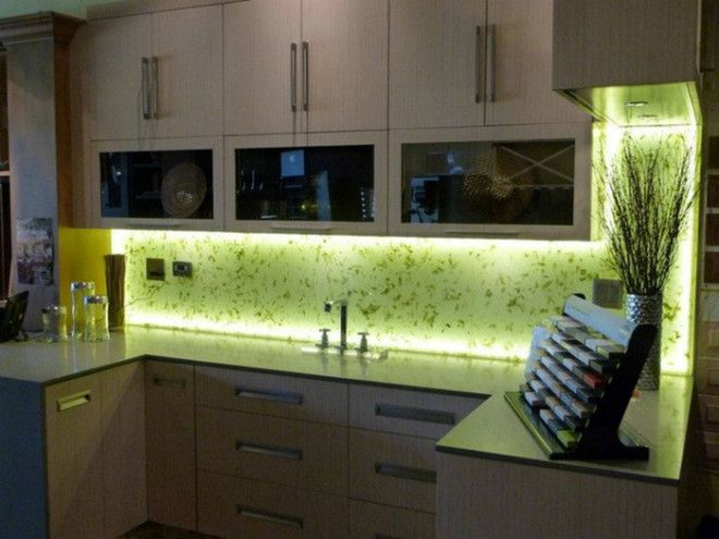 Многоуровневое освещение кухни Фото julishopco