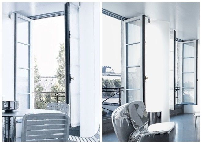 Огромные окна обеспечили хорошее естественное освещение что создало идеальные условия для творчества модельера квартира Карла Лагерфельда Париж