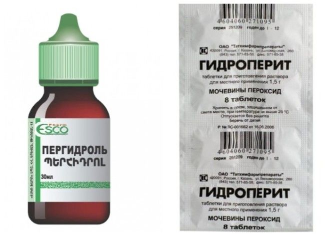 Пергидроль или гидроперид можно приобрести в аптеках