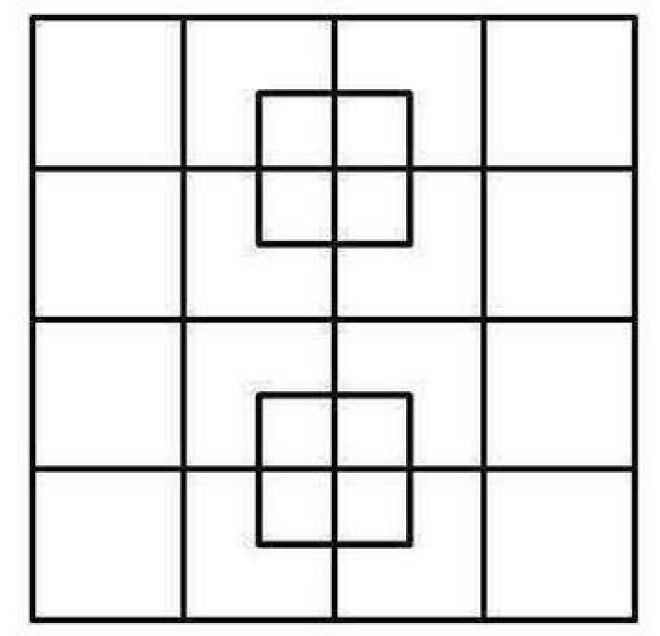 SСколько всего квадратов изображено на этом рисунке