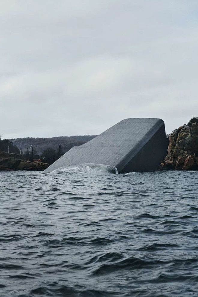 SB7 огненных фото подводного ресторана в Норвегии