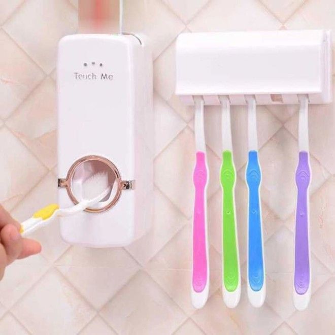 Зубная паста и щетки всегда будут в идеальном порядке благодаря такому полезному устройству Фото belianterbaikaseanpriceblogorg