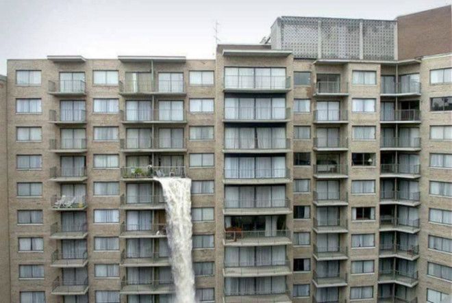 Ниагарский водопад из квартиры Фото Pinterest