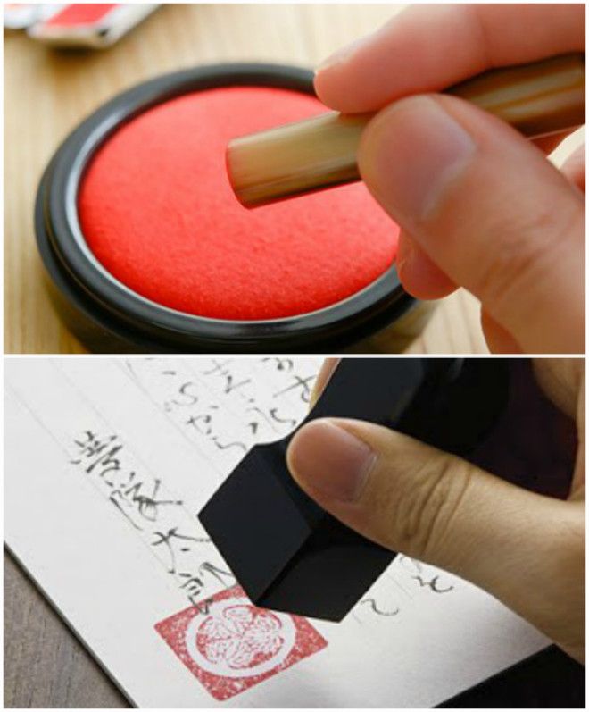 Печать вместо подписи Фото Вся Япония