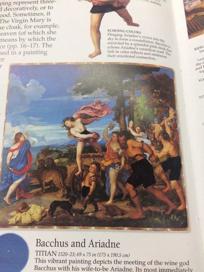 SСтудент христианского колледжа нашел смешную цензуру в книге по искусству