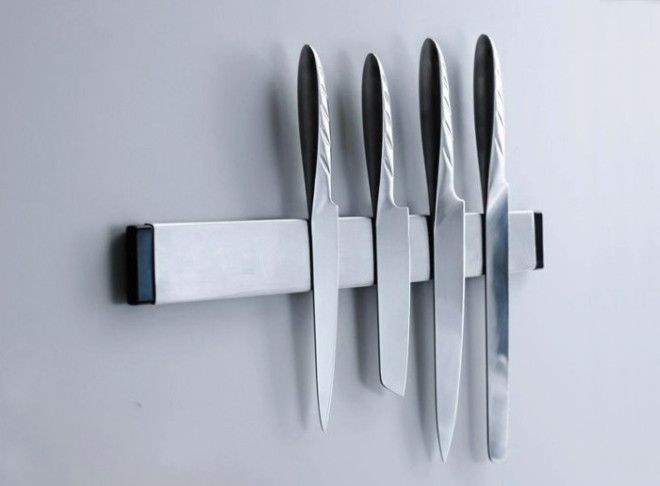 Магнитный держатель для ножей секунда и ножик на месте Фото g02salicdncom