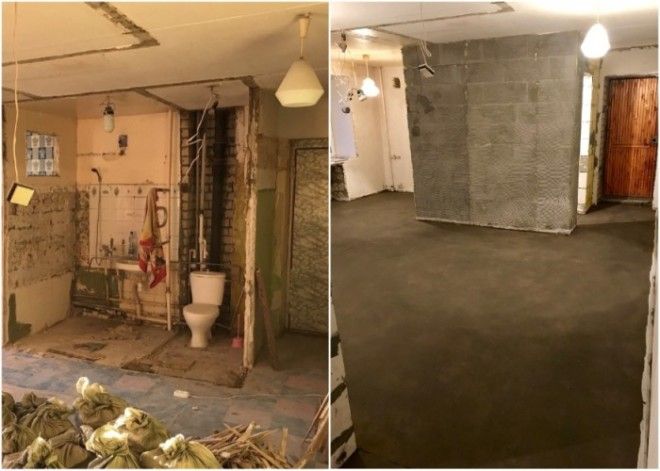 Благодаря кардинальной перепланировке и новому зонированию ванная комната стала 1 кв метр больше Фото newsmyseldoncom